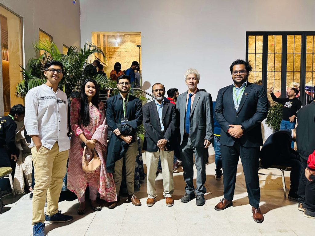 A.R.i.S.E - A highlight of ICCIT 2024 The A.R.i.S.E. team with the esteemed Prof. Dr. Md. S. Alam
