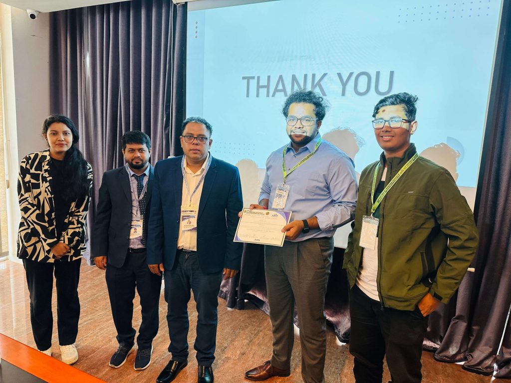 A.R.i.S.E - Another successful presentation in the books The A.R.i.S.E. team shines at ICCIT 2024