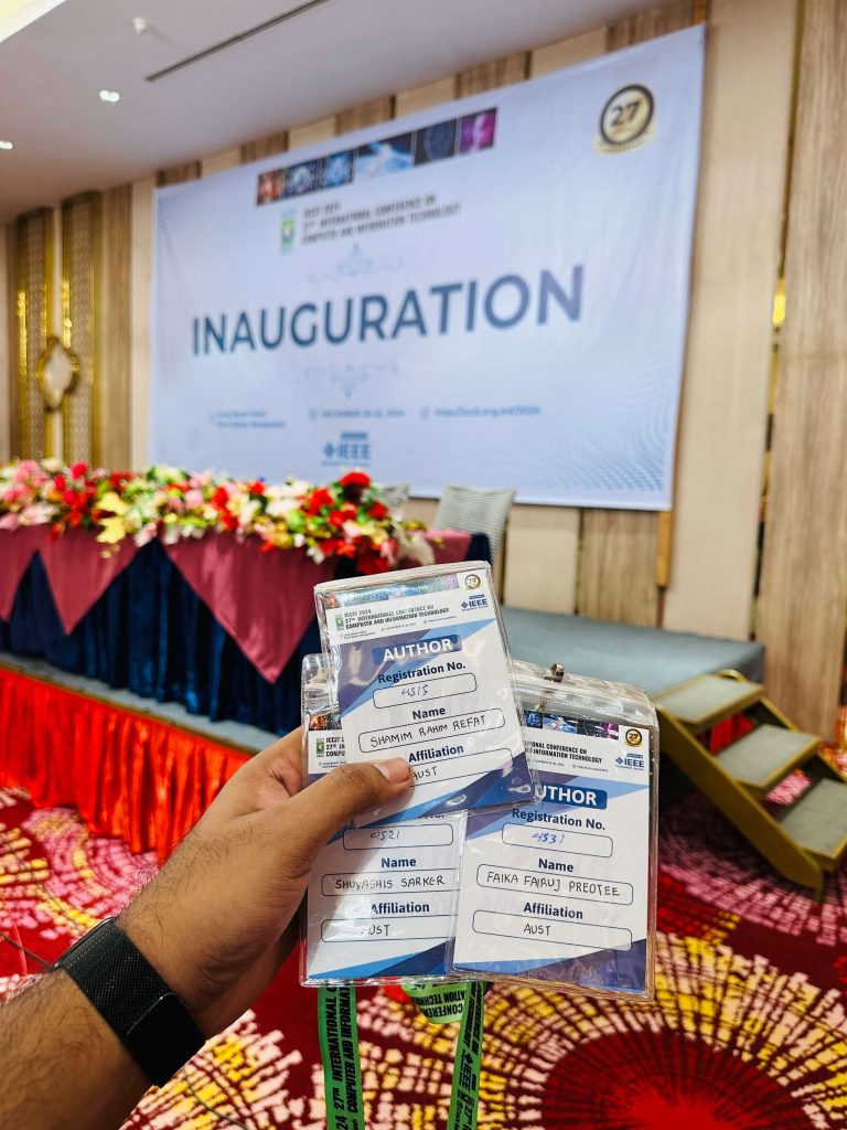 A.R.i.S.E - Ready for days of innovation and learning Team A.R.i.S.E. at the ICCIT 2024 Inauguration